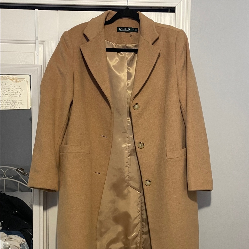 Ralph Lauren Camel Trench Coat